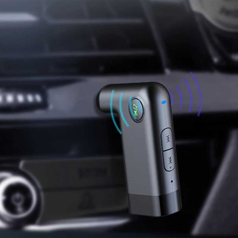 車のmp3 Bluetoothプレーヤー、オーディオレシーバー5.0、フェイクアダプター、ロスレスミュージック