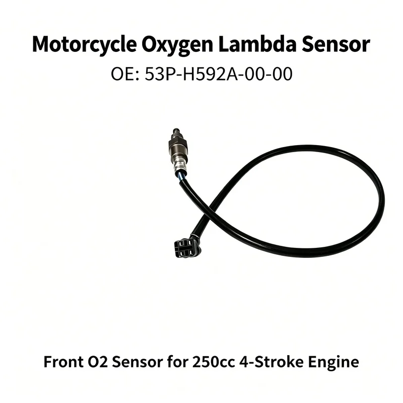 53P-H592A-00-00 Front O2 Oxygen Lambda Sensor Fit for Yamaha FZ25 XTZ250 YS250 250cc Motorcycle Replacement Part