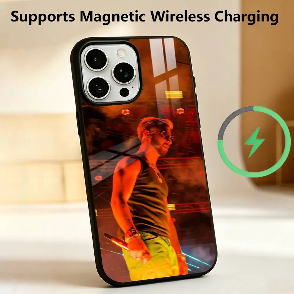 S-Singer M-MORA Phone Case For iPhone17,16,15,14,13,12,11 Plus,Pro Supports Magnetic Wireless Charging