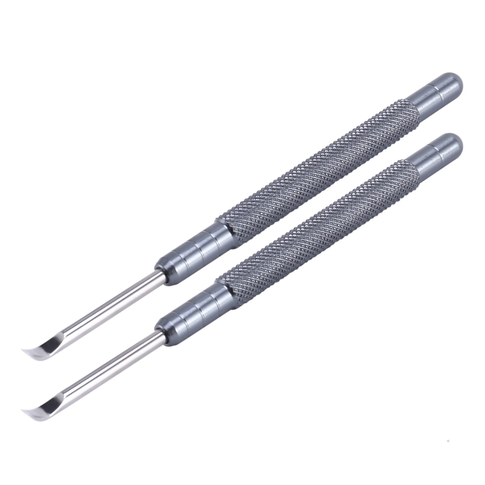 Metal Relojoeiro Mão Remover Ferramentas, Alavancas com Lâmina Plana, Watch Repair Tool, 2 Pack