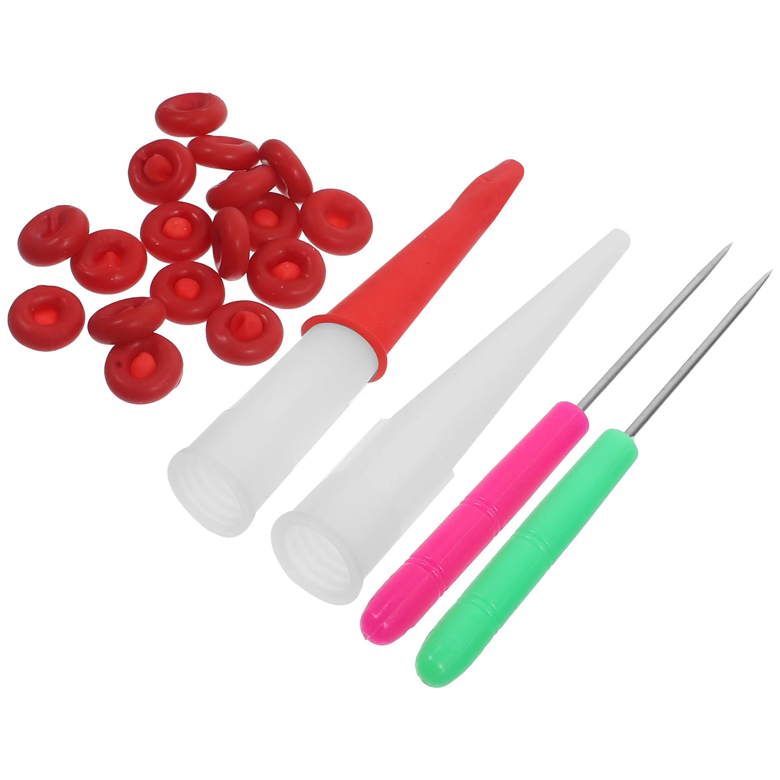 

1 set Sealant Glass Accessories Set Caulk Replacement Caps Tube Nozzle Tips Leakproof Piercing Needles Saver For Home Workshop