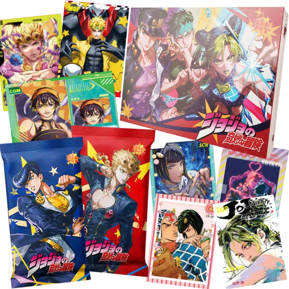 

Wholesale Anime JoJo's Bizarre Adventure Collection Cards Exquisite HD Cool and Handsome Poster Character Cards Gifts for Kids