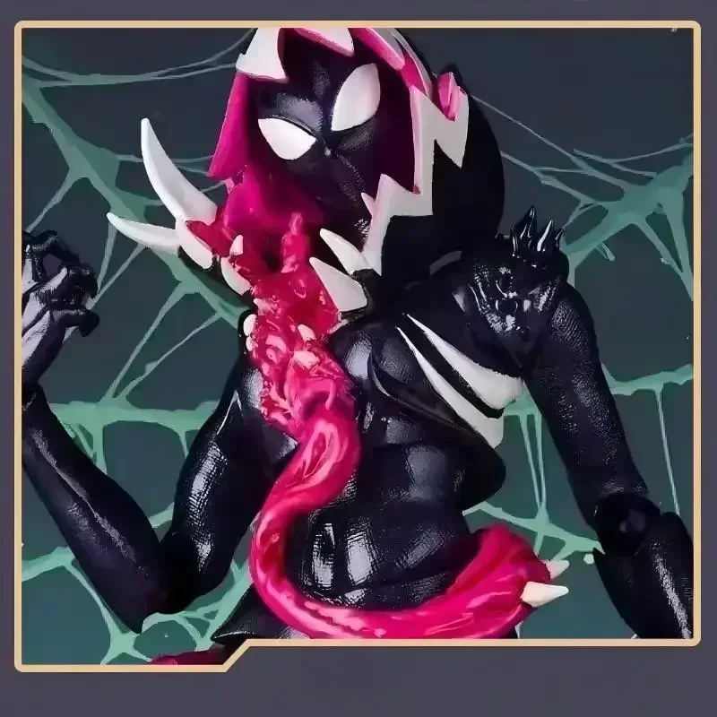 Em Estoque Novo Kaiyodo Vm Spider-Gwen Brinquedo Tecnológico Surpreendente Allen Edição Especial Nacional Figura de Ação Colecionável Presente