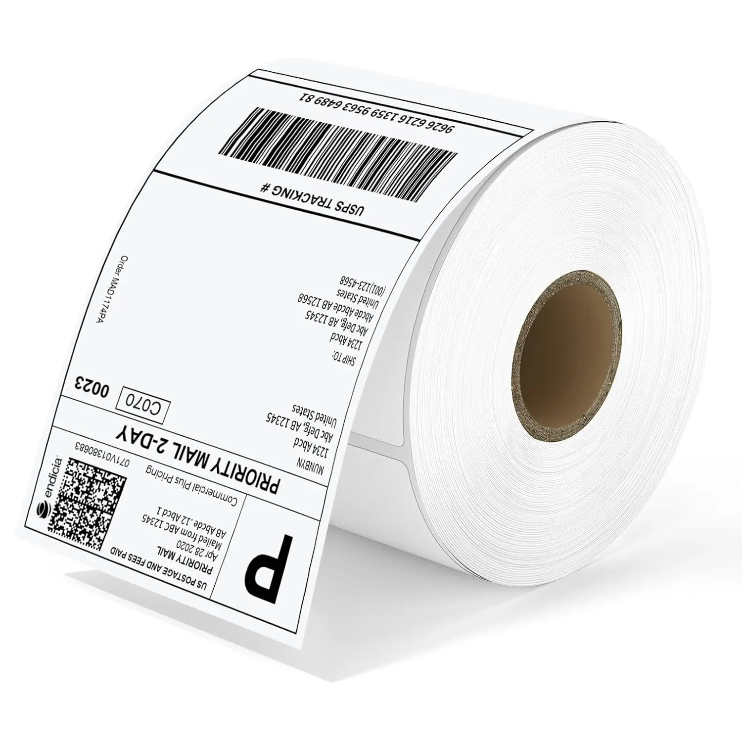 

4x6 Thermal Direct Shipping Labels, 500 Sheets/Roll, Commercial Grade for Thermal Printers