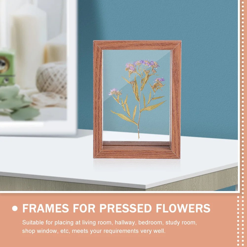 

Specimen Frame 7 Inches Glass Display For Pressed Flowers Dry Plants Photo Frame Creative Picture Holder Desktop Decor Living