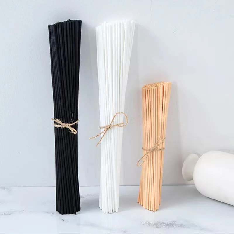 

Essential Oil Rattan Reed Diffuser Fiber Sticks, Beige Perfume Rods, Home Decoration, 3mm/4mm/5mm x 19/24/25/30cm, 500Pcs