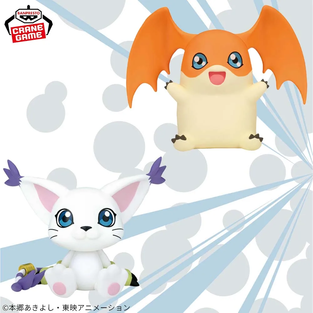 

Officially Licensed BANPRESTO Digimon Adventure SOFVIMATES Tailmon Patamon Figure Anime Model Toy