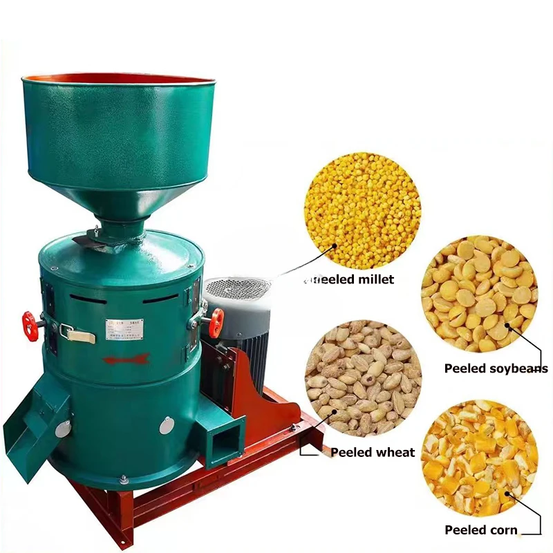 Multipurpose millet wheat shelling machine grain bean peeling machine corn soybean oat peeling machine