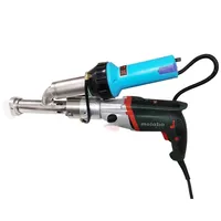220V Plastic Extrusion Welder Hand Extruder Hot Air Welding Gun For PP/PE/PVC Pipe Geomembrane Sheet Pipe Membranes