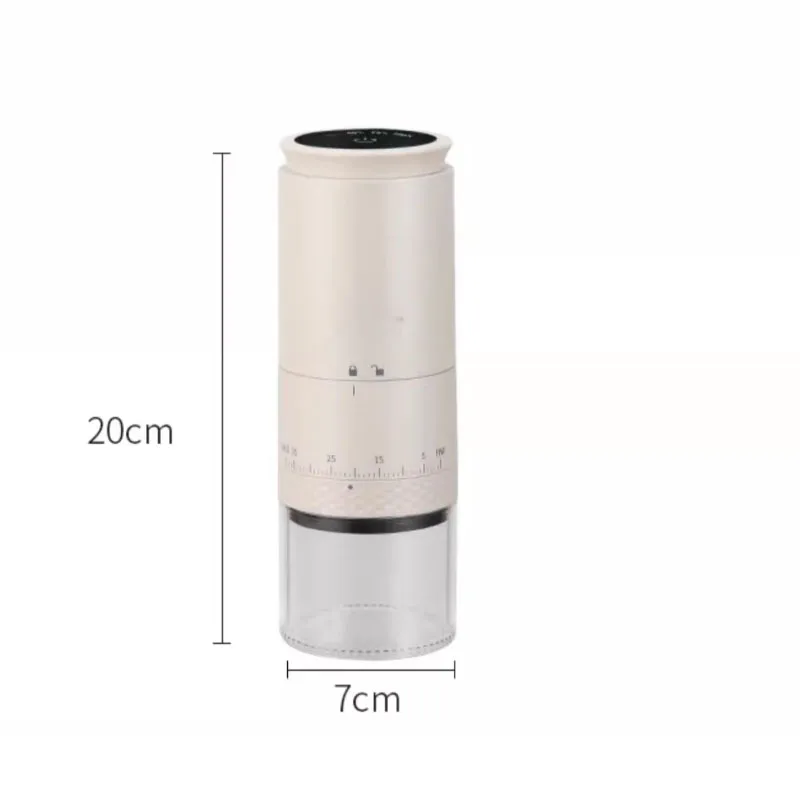 

New 1500mAh Electric Coffee Grinder Externally Adjustable Type-C Charging Coffee Burr Grinder Bean Grinding Machine Coffee Maker