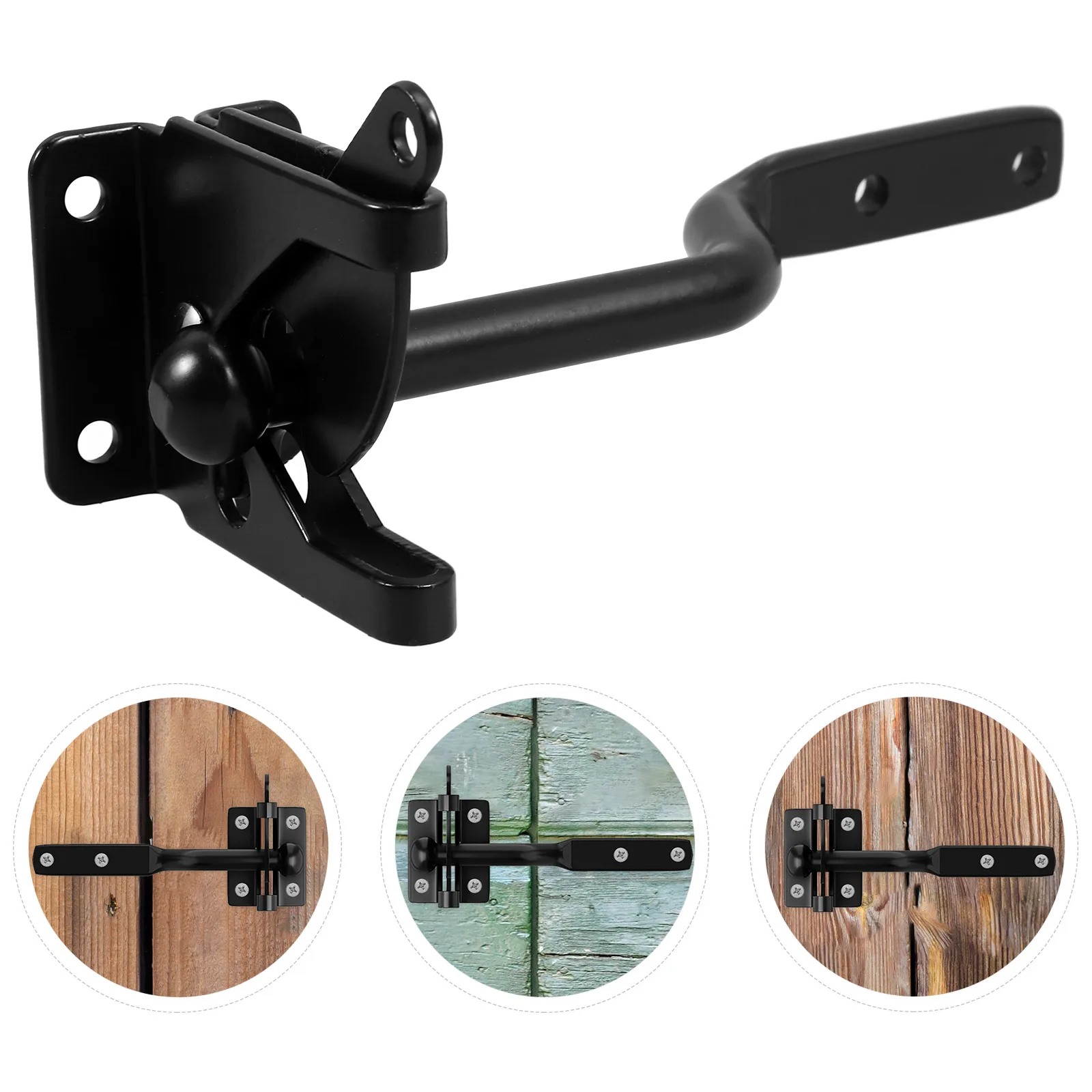 Door Lock Latch Fencedoor Camping Hardware Garden Gate Latches Iron Chicken Coop