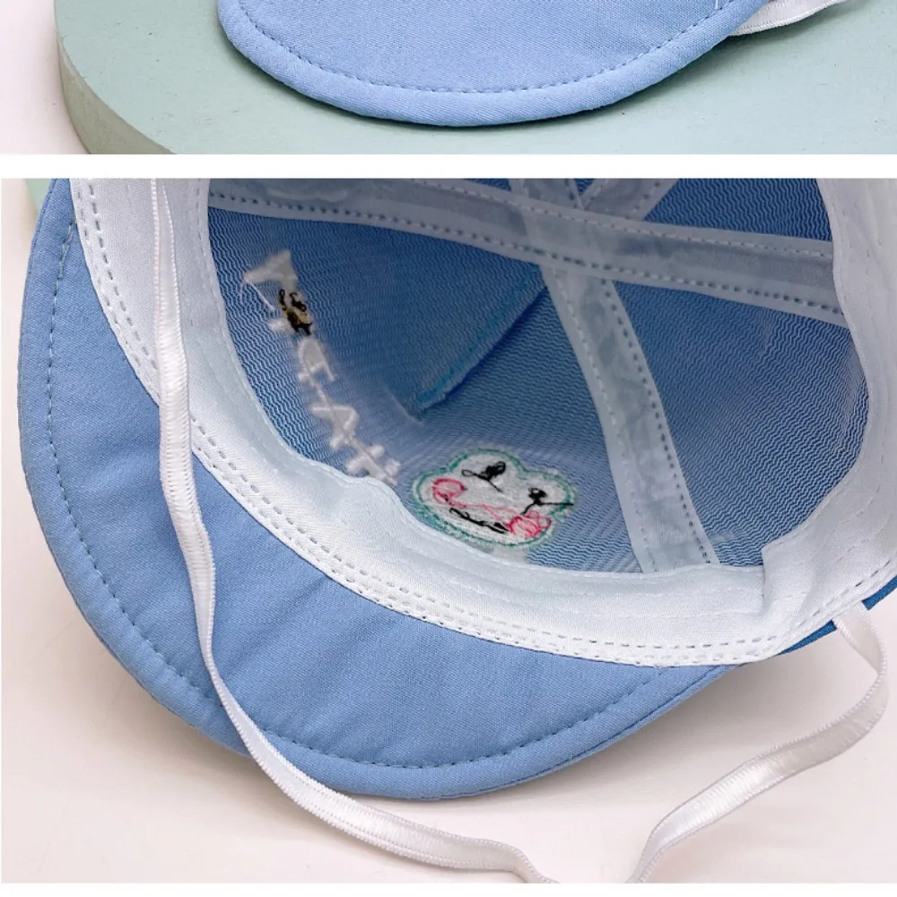 หมวกกันแดดแบบใหม่ระบายอากาศได้ดีป้องกันแสงแดดหมวกกันแดดลายไดโนเสาร์หมวกเด็กอ่อนป้องกันรังสียูวีกลางแจ้ง