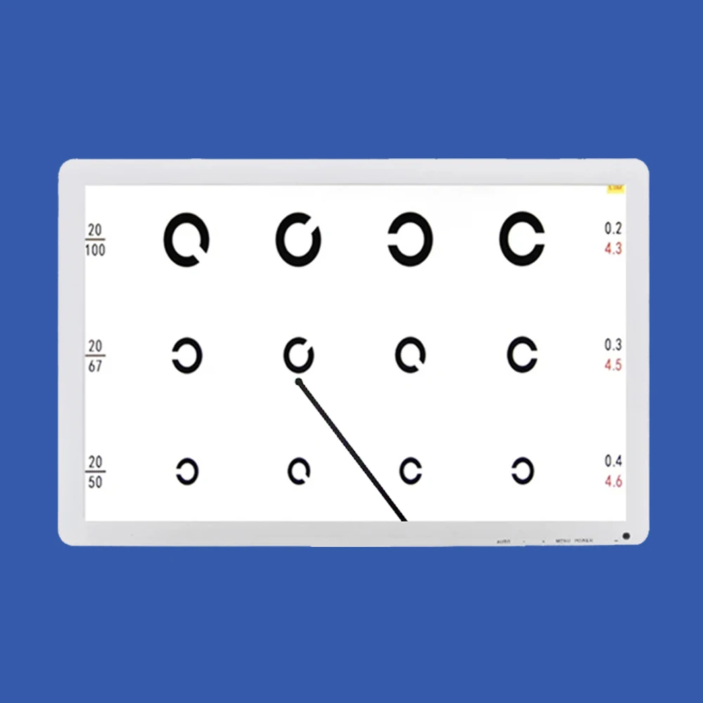 

CL-19W Optotype Screen Vision Chart Panel LED Visual Acuity Testing Chart 19 Inch Eye Ophthalmic LCD Optical tester Monitor