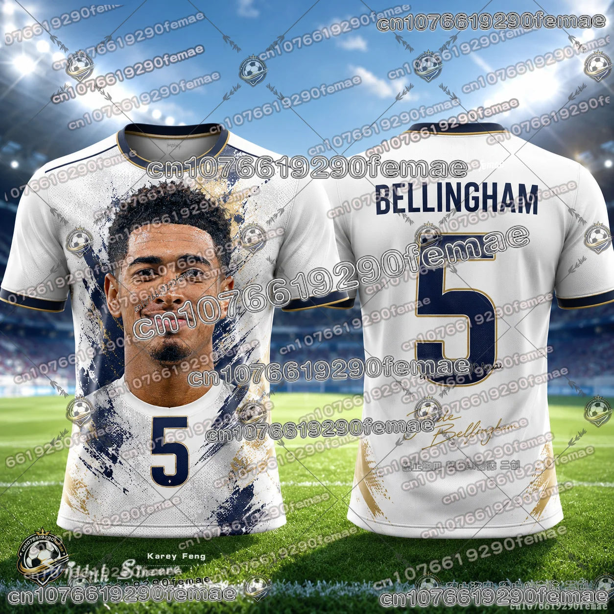 New Jude Bellingham Performance Look Football T Shirt Kids Adults Smooth Quick Dry Fan Sports Tee For Summer Practice Casual Use