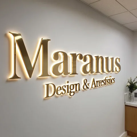 CarreySign Custom 3D Led Business Metal Letters Outdoor Signs 3D Led Logo Sign Company Business Indoor Logo Wall Signs Letter
