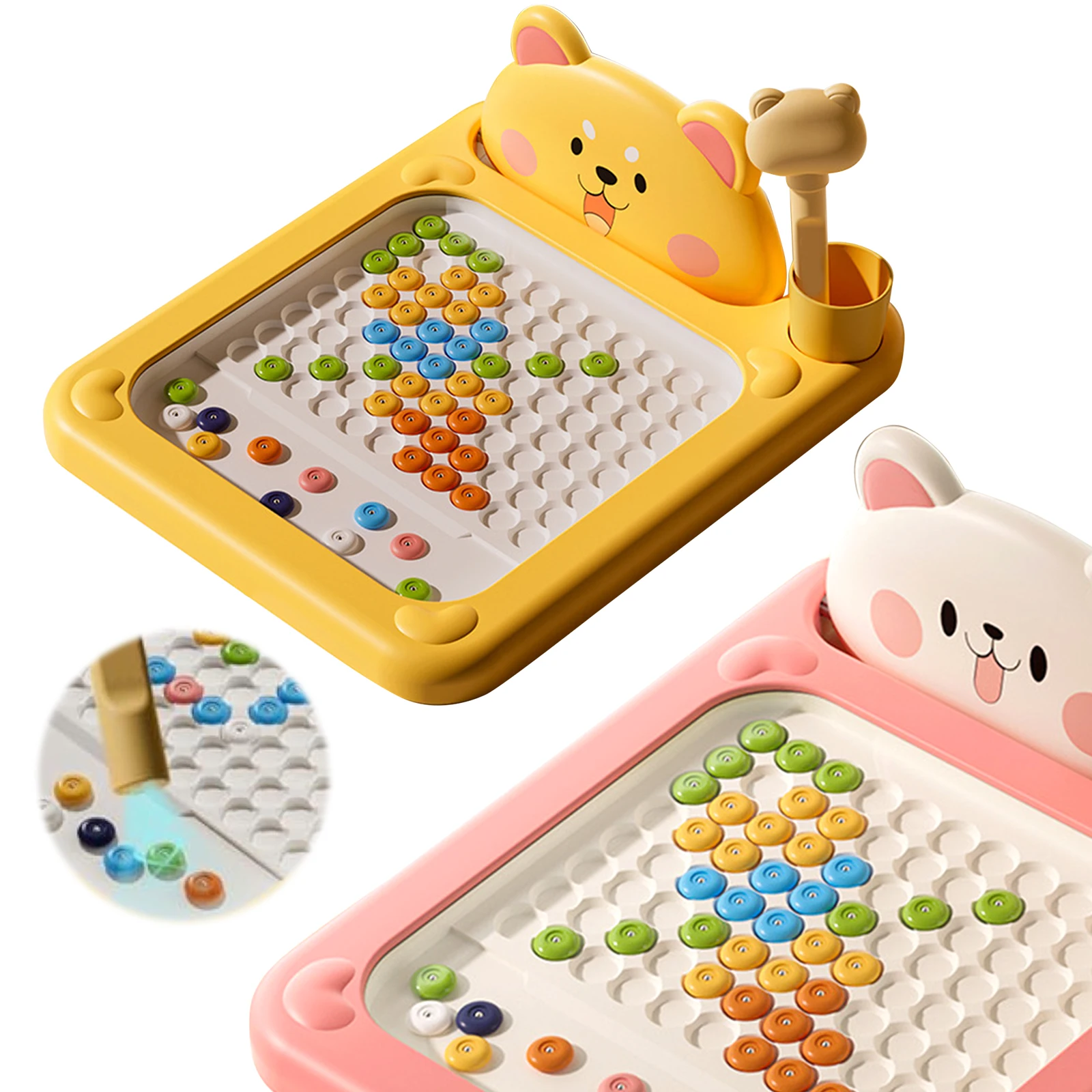 Cartoon Magnetic Drawing Board Reusable Creative Drawing Board Large Magnetic Graffiti Board for Early Education Puzzle Toy