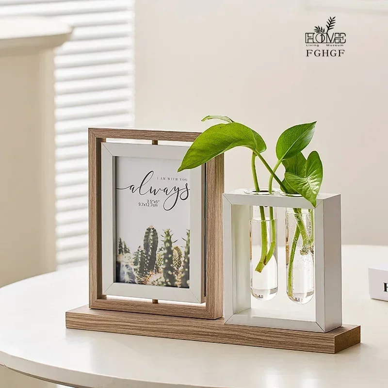 

Modern Style Home Decor Frame for Living Room Picture Frame Simple Photo Frame Portrait Picture Frames Desktop Photo Frames Vase
