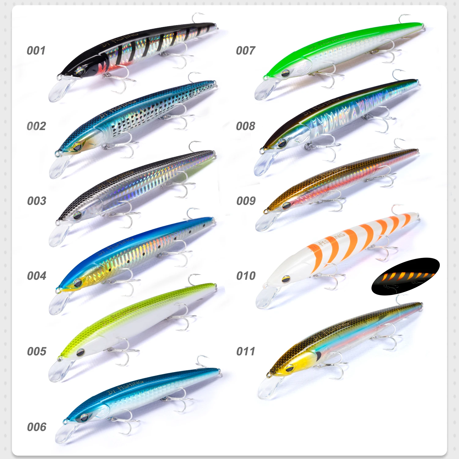 EJA D1 Minnow Wobbler Sumergible 130mm - imagen 3
