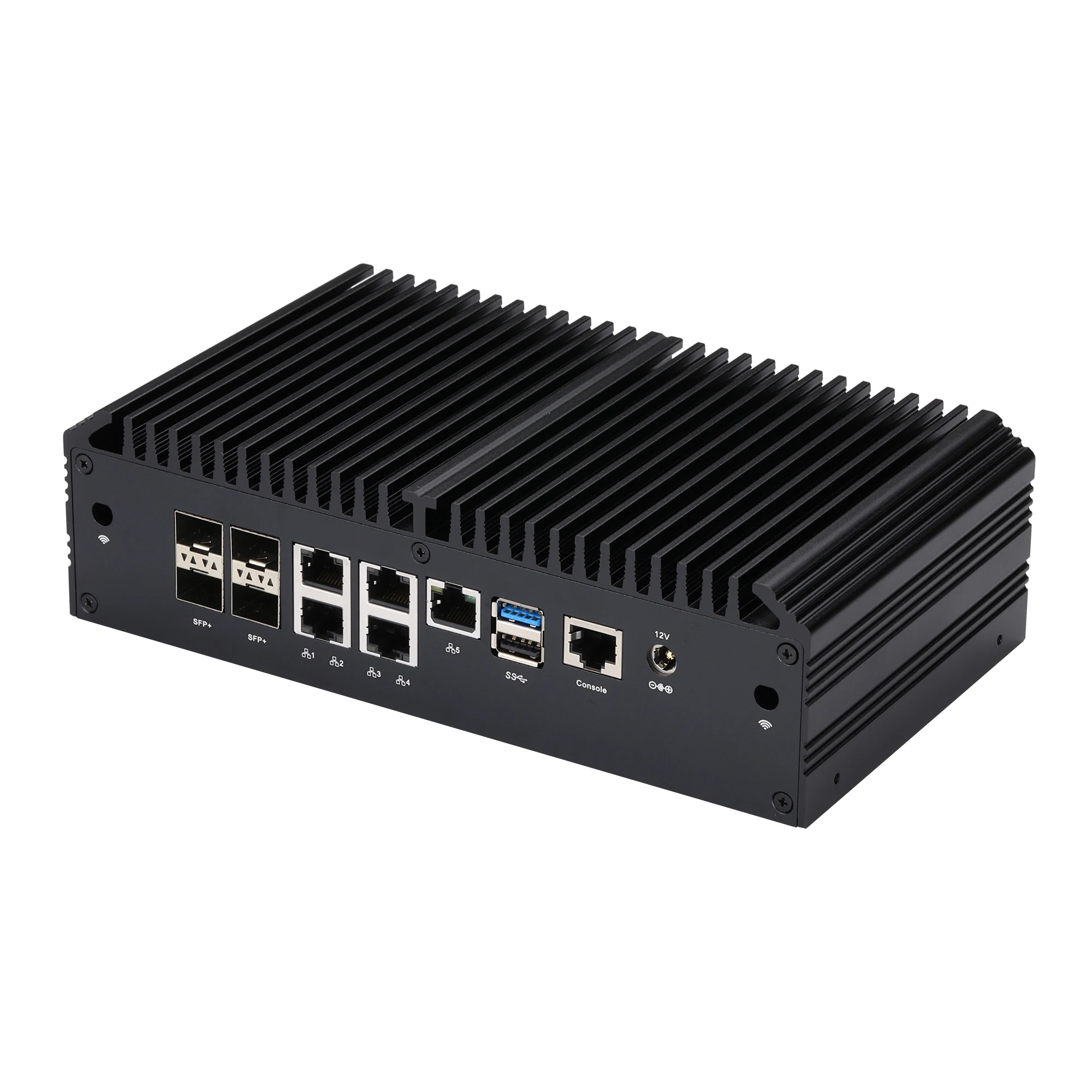 Qotom Q20300G9คอมพิวเตอร์ขนาดเล็ก5*2.5g I226-V LAN 4 SFP + Atom fileserver C3338R C3558R C3758 C3758R เราเตอร์ไฟร์วอลล์เซิร์ฟเวอร์คอมพิวเตอร์ขนาดเล็ก