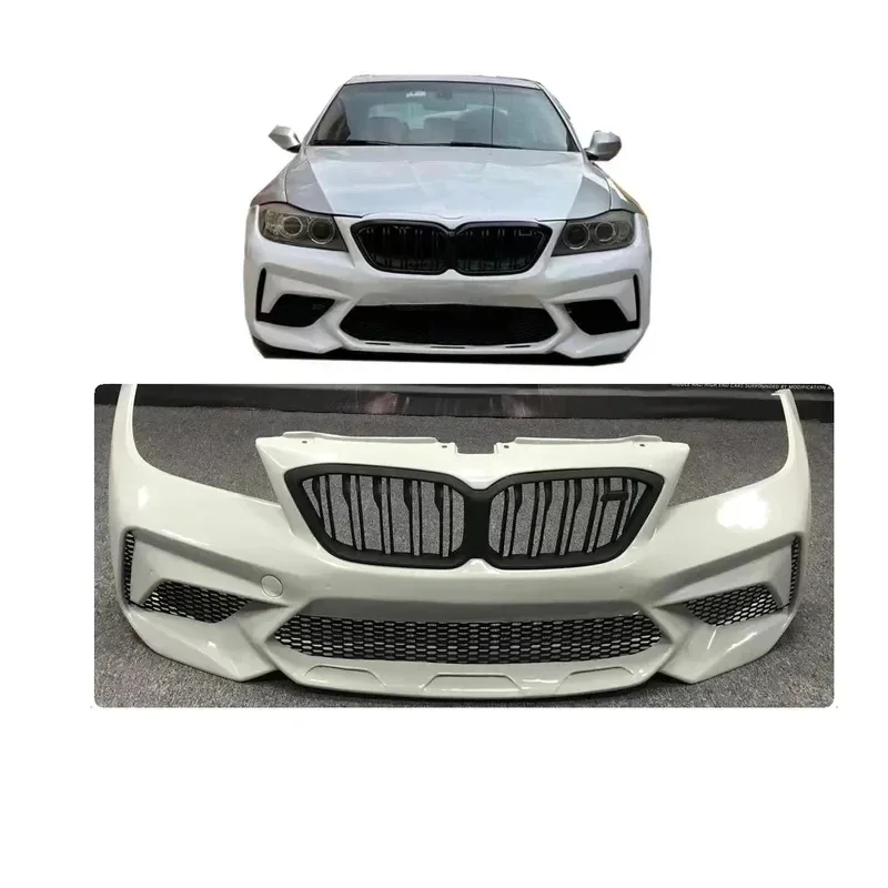 PrimeSelect Selected Durle Car MC Style Front Bumper Body Kit With Grille Upgr Auto Parts