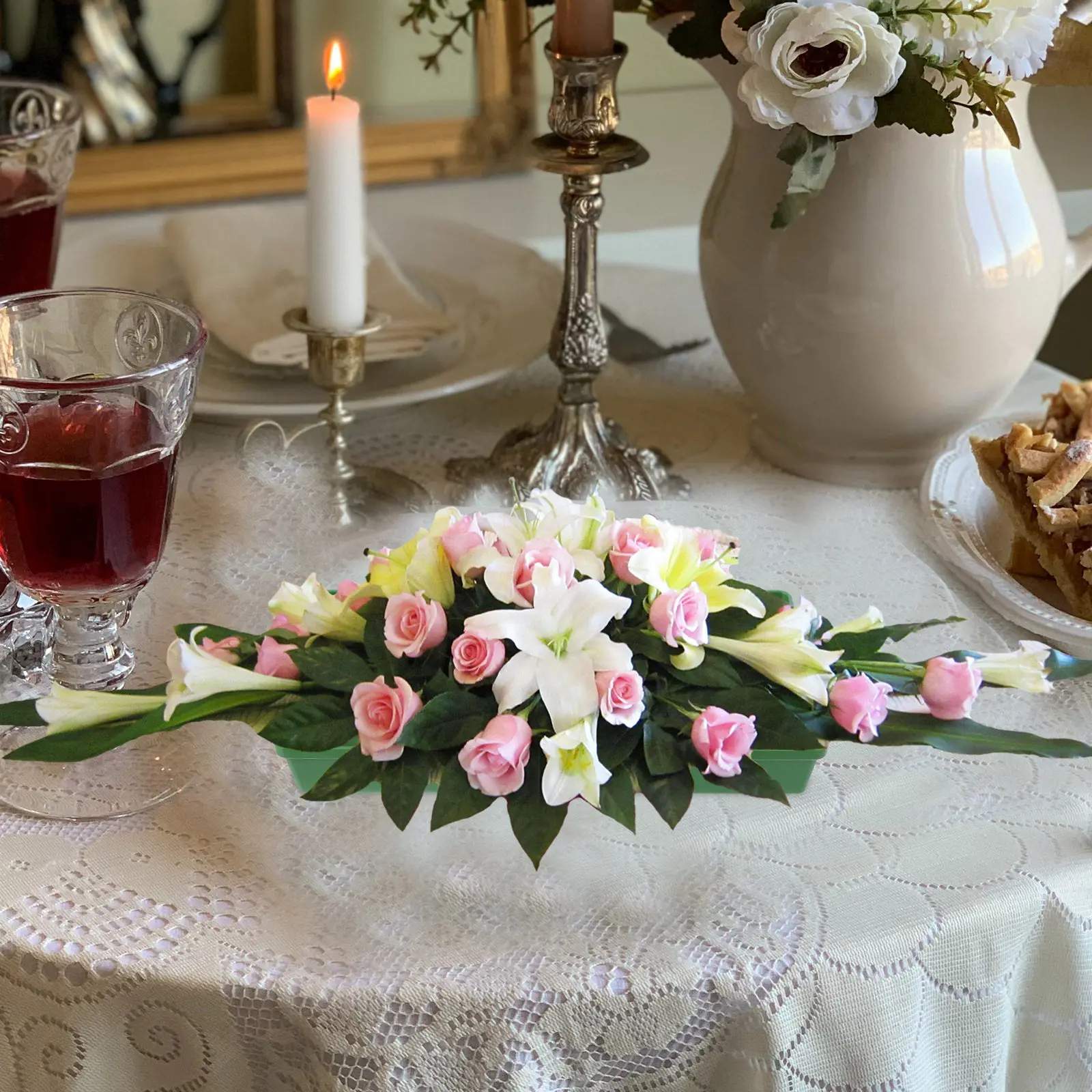 

10Pcs Long Needle Plastic Floral Mud Foam Trays Flower Arrangement Fixator for Party Wedding Supplies Foam Trays