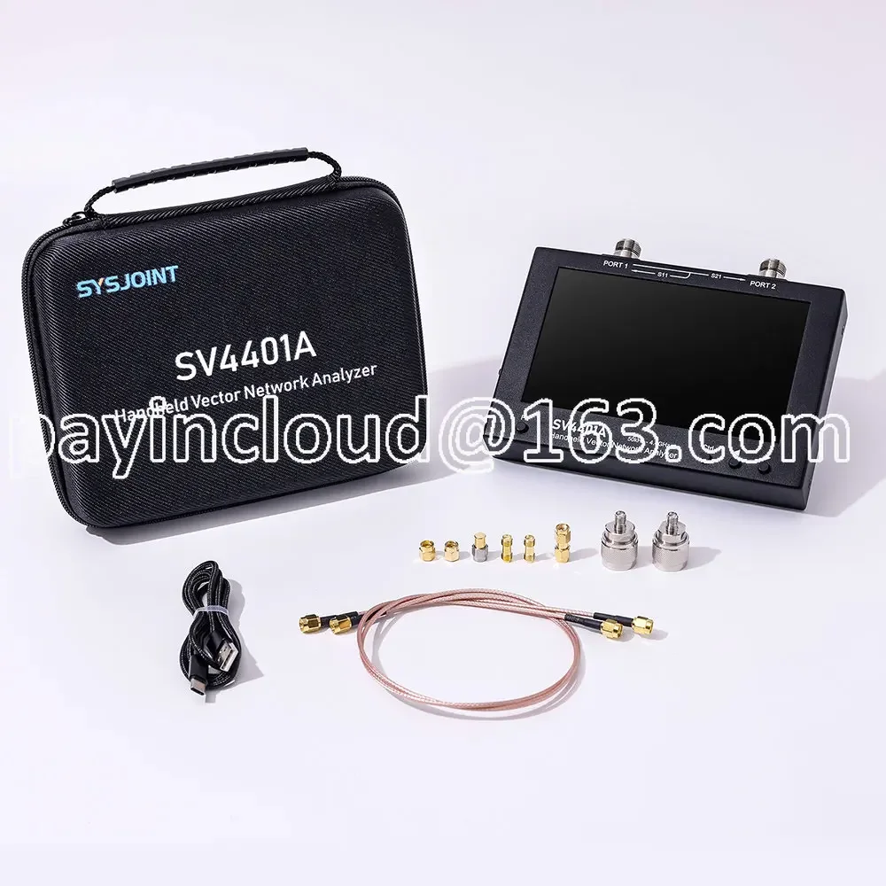 50KHz-4400MHz Vector Network Analyzer 7-inch Touch Screen 100db Dynamic NanoVNA