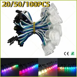 20/50/100pcs DC5V WS2811 RGB LED Pixel Point Light Diameter SMD5050 Individually Addressable Programmable WS2812 Pixel Modules