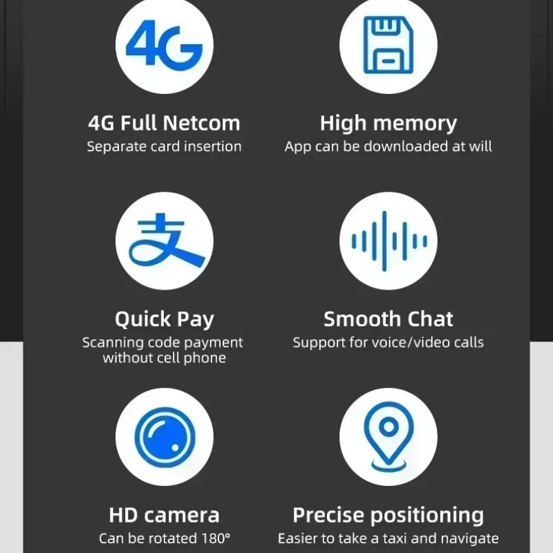 VP99Smartwatch 4G Amoled شاشة ساعة ذكية مع 180 °   كاميرا دوارة Global Talk GPS WIFI Sim فتحة بطاقة Sim ساعة رياضية