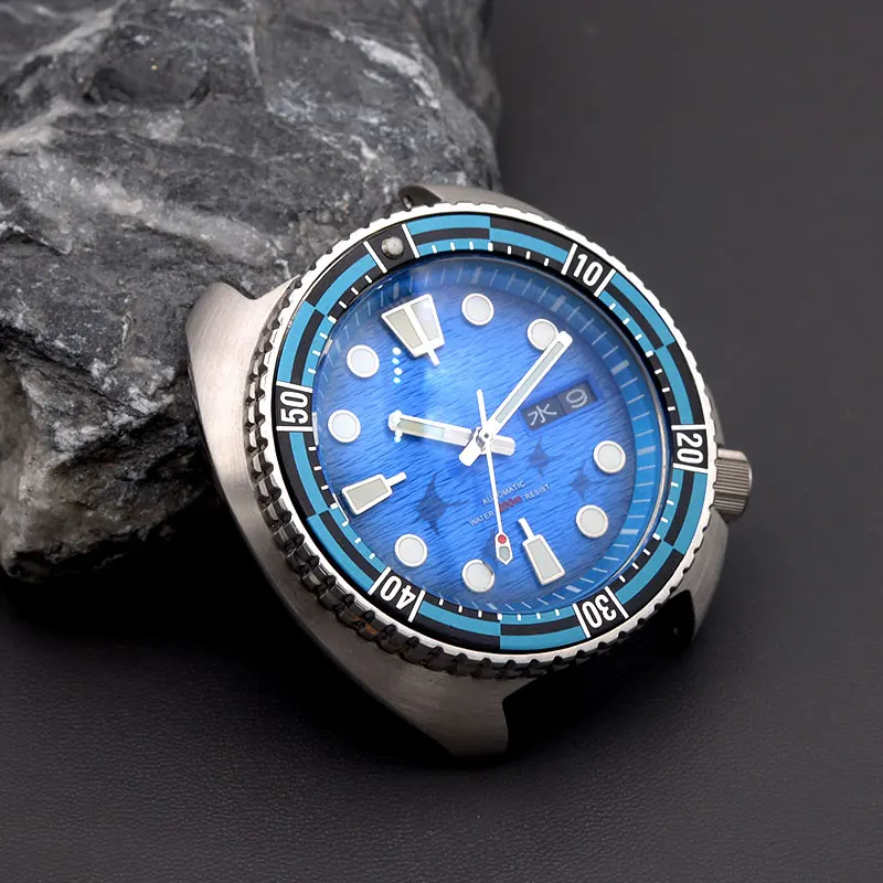 SKX6105 6309 Automatic Watch Diving Men Watch 200m Waterproof Resistance Turtle Abalone for NH36A Movement Stainless Steel Watch