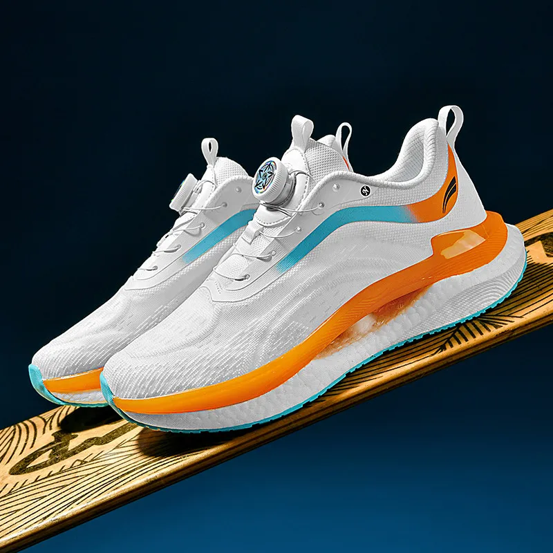 

Спортивная и повседневная обувь, мужская обувь, кроссовки для марафона с увеличенной воздушной подушкой, из тканого материала, всесезонные, резиновые, износостойкие, с защитой от...