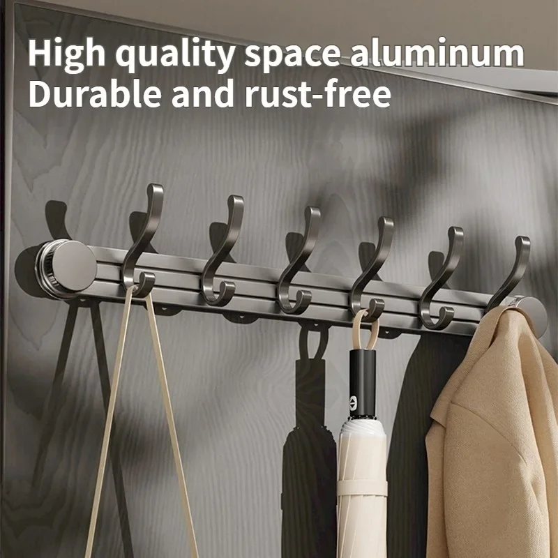 No Drill Wall Mount Hanger, Multifunctional Suction Cup Hooks, Heavy Duty Hook for Kitchen Bathroom Towel Clothes Organizer