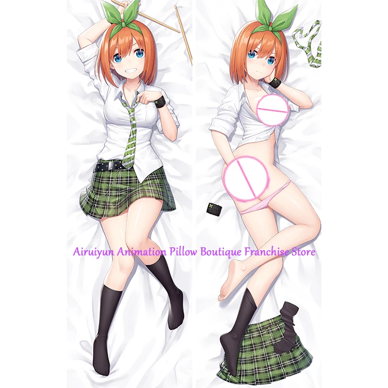 

Anime Dakimakura Pillow Case Nakano Yotsuba Sexy and Busty Beautiful Girl Double-Sided Halloween Decoration