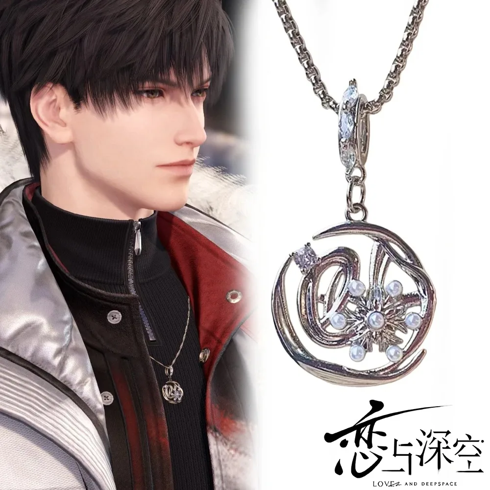 لعبة الحب والمساحة العميقة زين تأثيري المعادن المختنق سلسلة ندفة الثلج قلادة الكبار موضة سلسلة الترقوة للجنسين الدعائم الطرف #1
