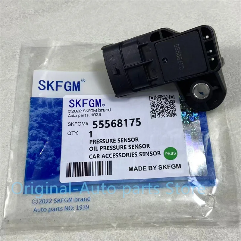 Sensor de Presión del Colector de Admisión, Sensor MAP, Compatible con Buick Encore, Chevrolet Cruze, Sonic, Trax, OEM #   55568175