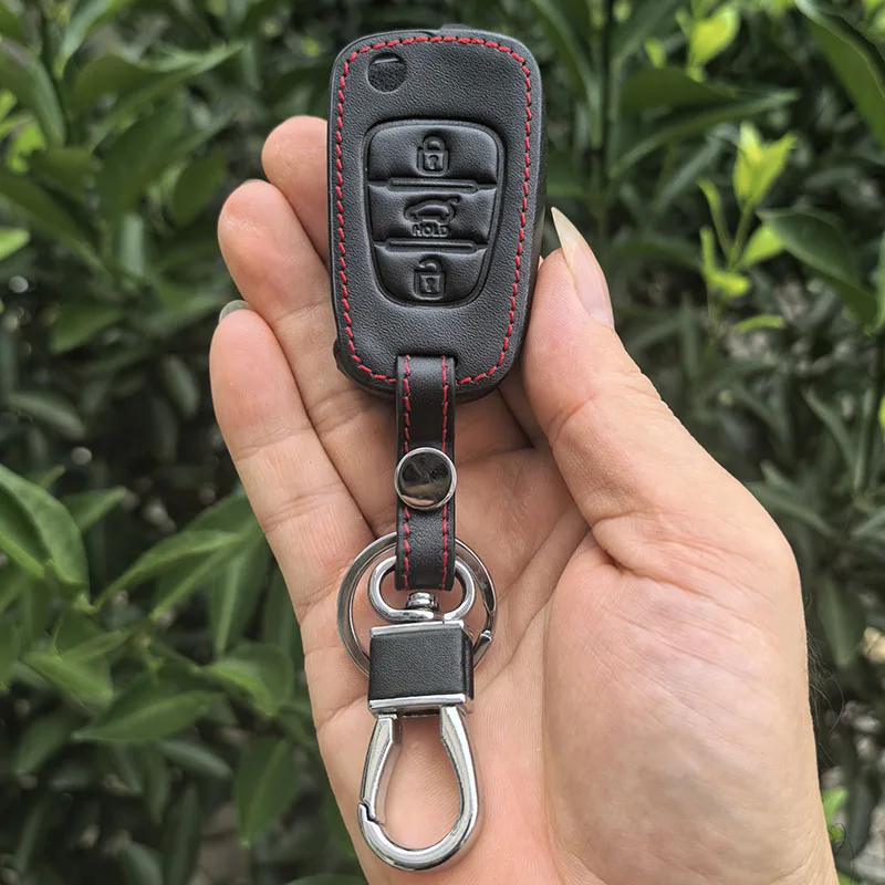 Car Remote Key Case Cover for Hyundai I20 I30 Ix20 Ix25 Ix35 Elantra Accent KIA Sportage Rio 3 Soul Optima Ceed Pro K5 K2 Pride view 4