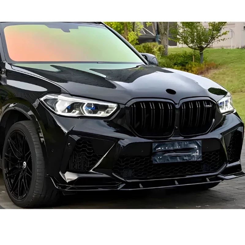 

t Bumper Lip Diffuser Front lip Front Chin black Bright Black Spoiler Body Ki