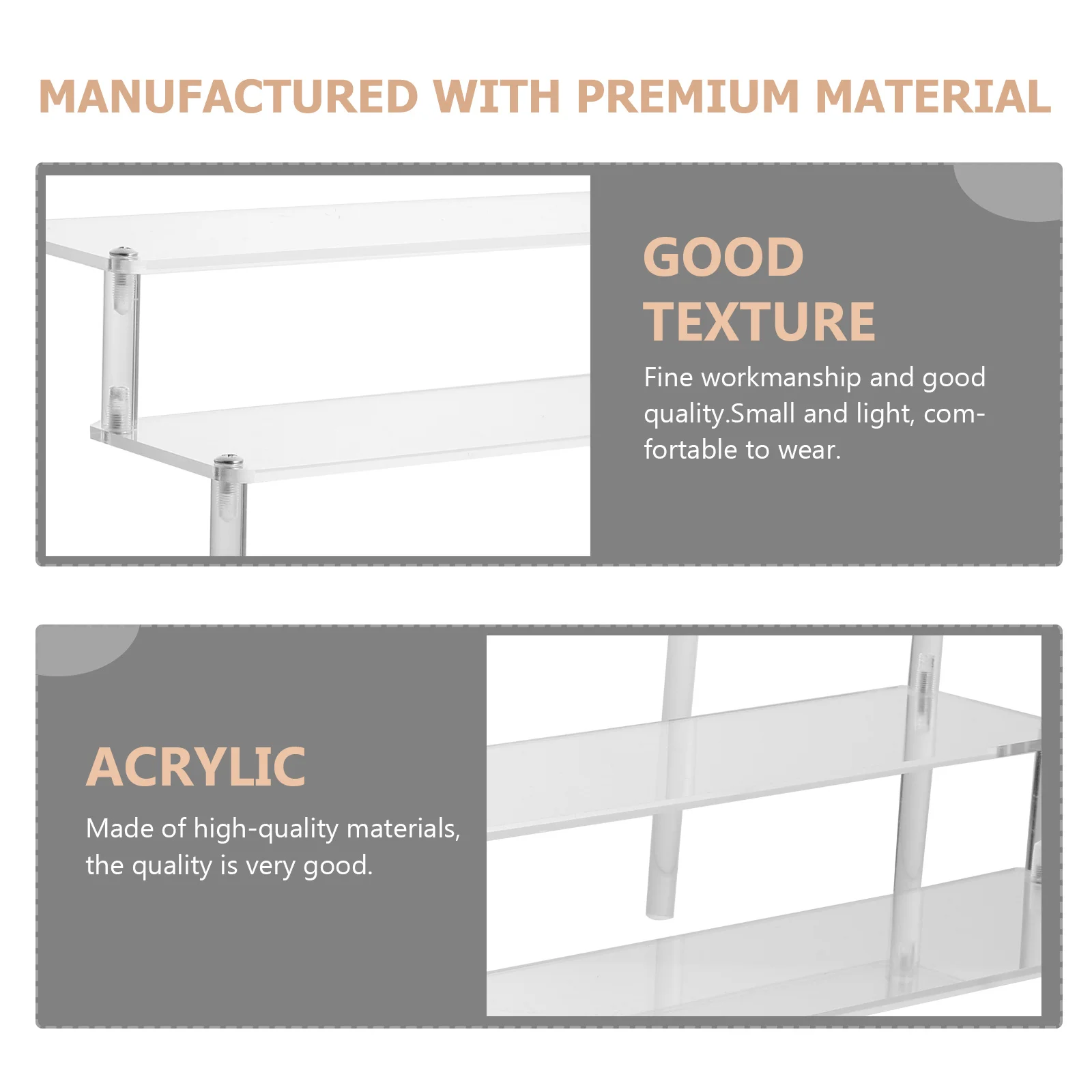 

1 шт. акриловый органайзер для макияжа, многослойная стойка для хранения помады, лака для ногтей, подставка для губной помады