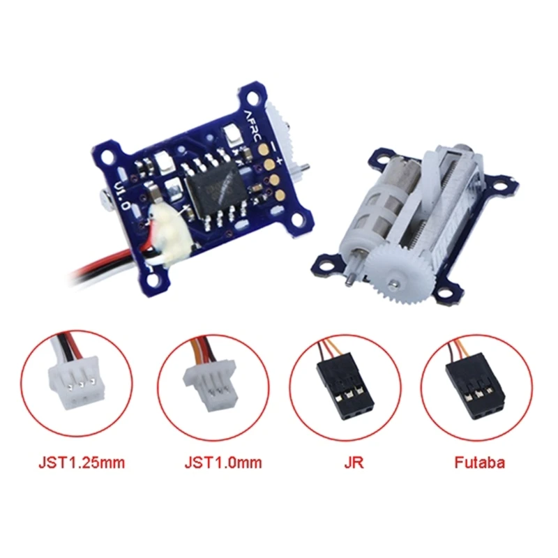 1.5g مايكرو الرقمية الخطي سيرفو يسار/يمين كبير السكتة الدماغية JST/JR كابل ل RC #1