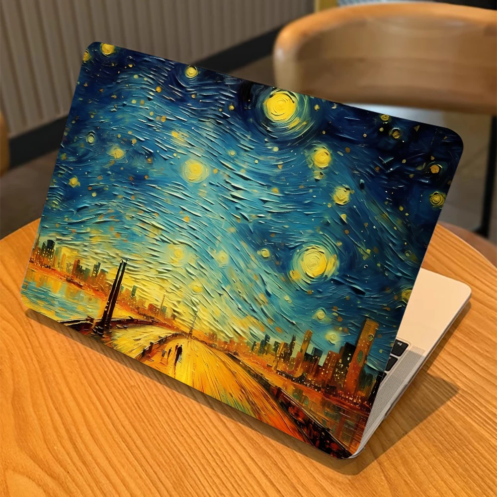 

Laptop Case for MacBook Pro 16 M1 Case 16.2 model A2485 M2 M3 Shell for MacBook Pro 13 14 Air 15 2025 Oil painting 3D print Case