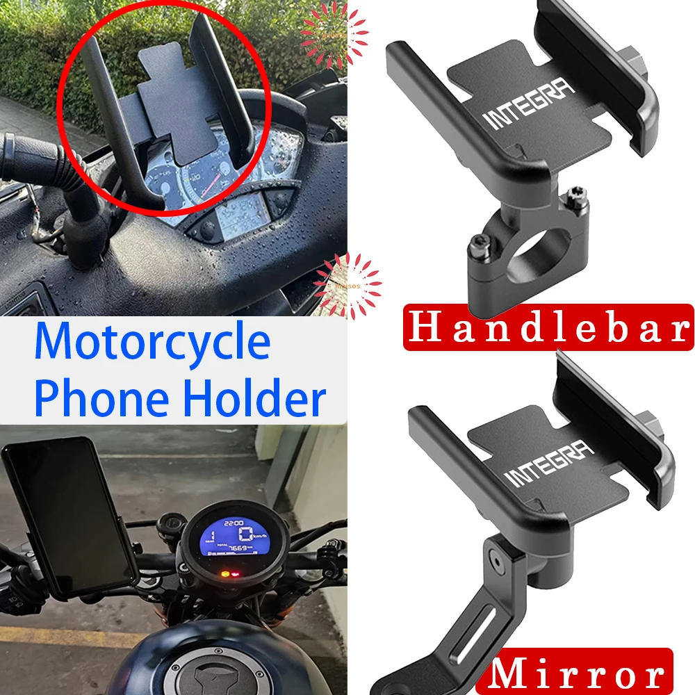 

4-6.5 Inch Screen For Honda Integra 700 750 750S 750D DCT DC2 DC5 Motocycle Mobile Phone Holder GPS Stand Bracket Accessories