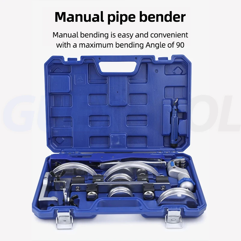 Manual Tube Bending Kit 6-22 mm Pipe Tube Bender Ratcheting Tubing Bending Tools  for Air Conditioning Refrigerator Repair