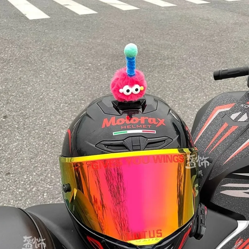 Funny Motorcycle Helmet Decorations Motorcycle Accessories Ski Helmet Cute Cat Ears Electric Car Creative Accessories