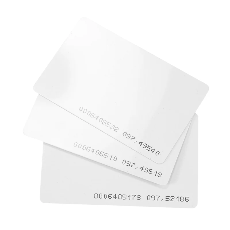 

B04C-50Pcs Access Control Card RFID Card 125Khz EM4100 TK4100 RFID Tag Key For Access Control Key Kit