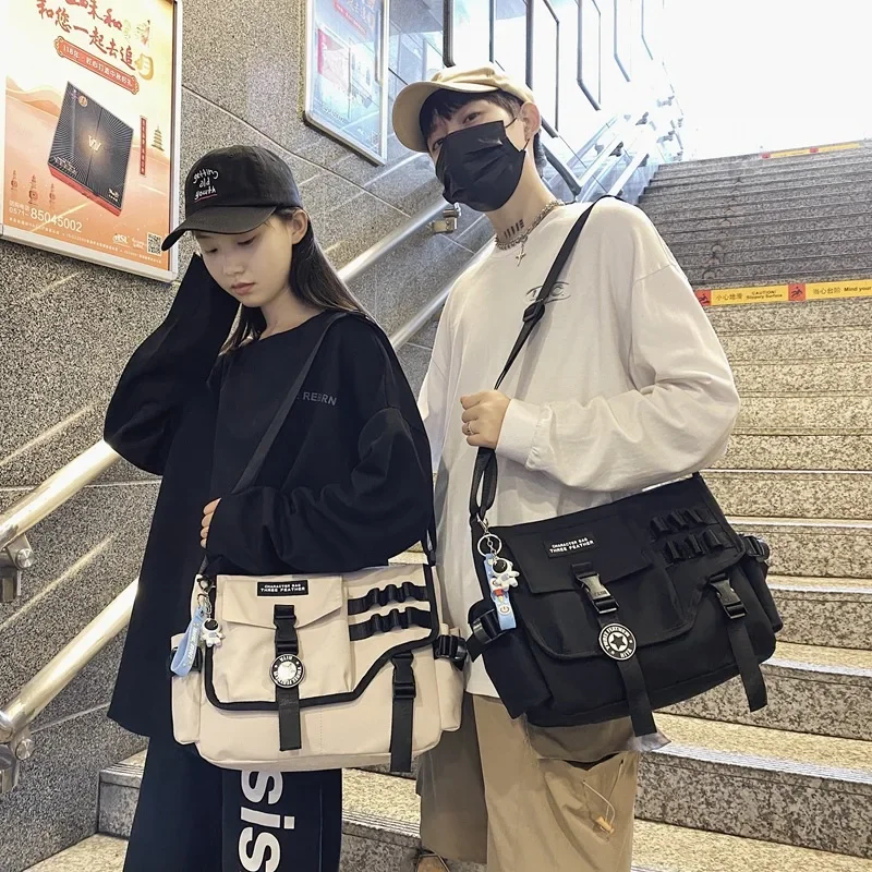 

Casual Crossbody Bags for Women Nylon Mens Mail carrier Shoulder Messenger Bag Large Satchel Fashion Bookbag Big Handbags