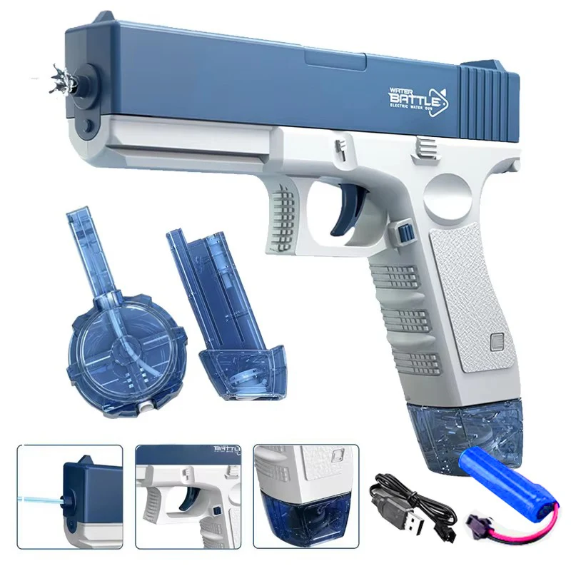 Elektrisch Waterpistool Speelgoed Draagbare Automatische Elektrische Burst Waterpistool Kids Outdoor Water Speelgoed