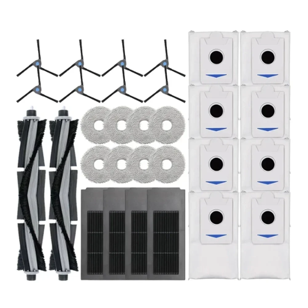 

Инструмент, детали для пылесоса, совместимость, производительный фильтр + боковая щетка + мешок для пыли, новая замена тряпки для Deebot T30 PRO/T30 Max