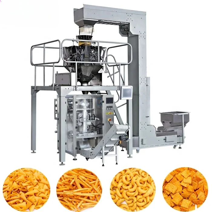 Automatic Frying Snack Food Production Line Making Machine Fry Snacks Pellet Fried Snack Chips Processing