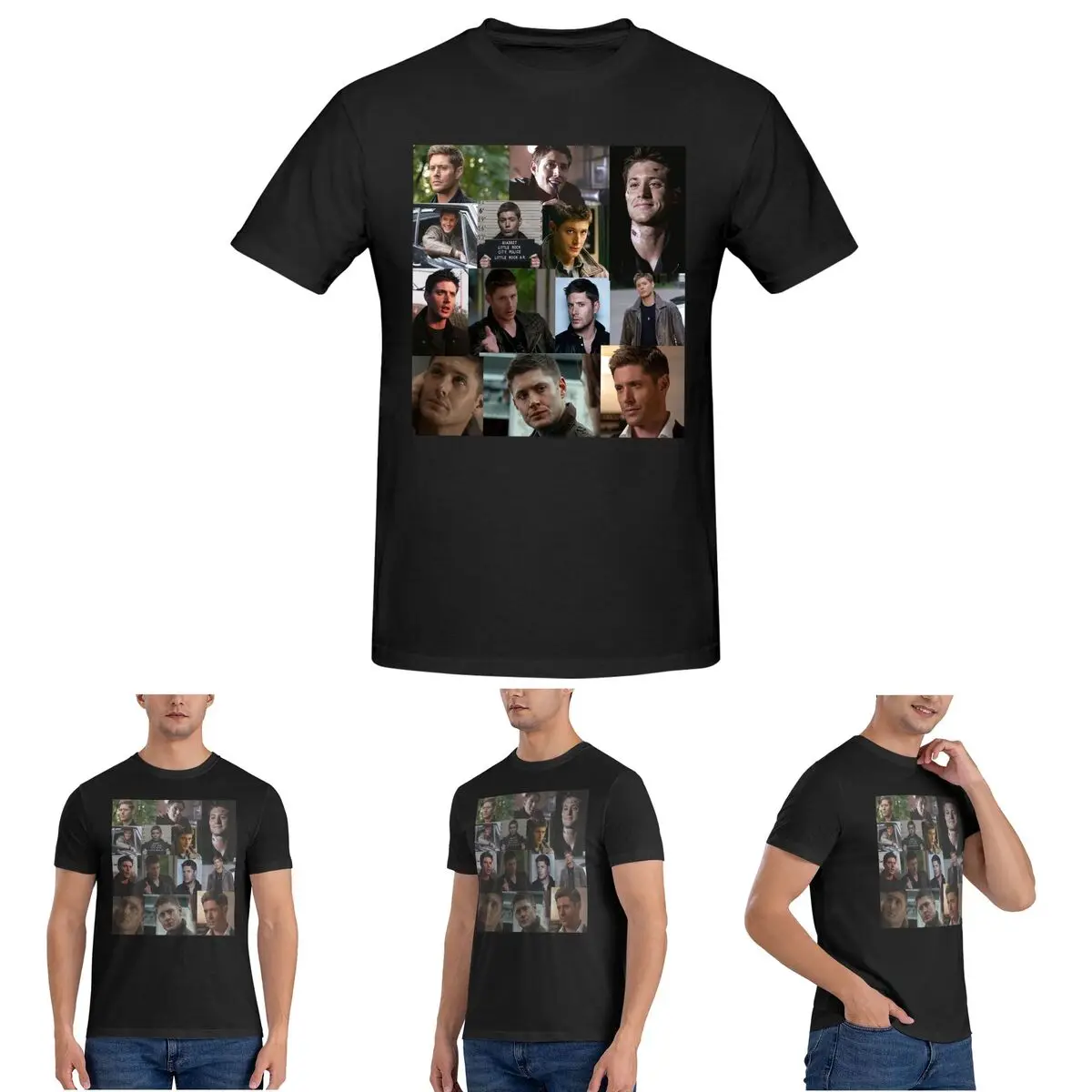 

Dean Winchester T-Shirt for Men Cotton Plus Size T Shirts Men's Short Sleeve Crew Neck Summer Clothes Tops S-6XL