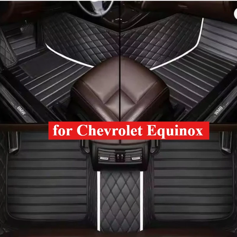 

Custom Car floor mats for Chevrolet Equinox Plus auto accessories leather Carpet all-weather 5D Rugs Foot Interior 2017-2025