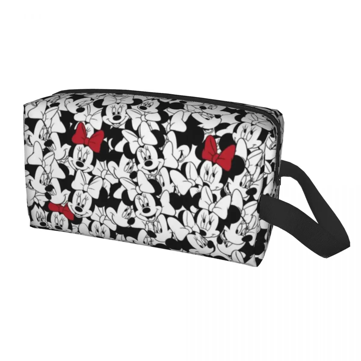 Custom Fashion Minnie Mouse Cosmetic Bag Women Fashion Big Capacity Makeup Case Beauty Storage Toiletry Bags